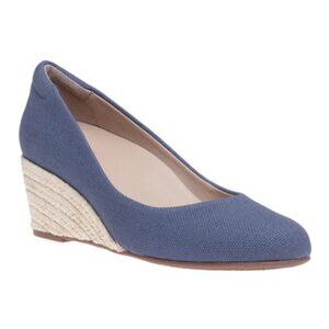 Abeo Espadrille Wedge Size 7 NIB - Blue Denim
